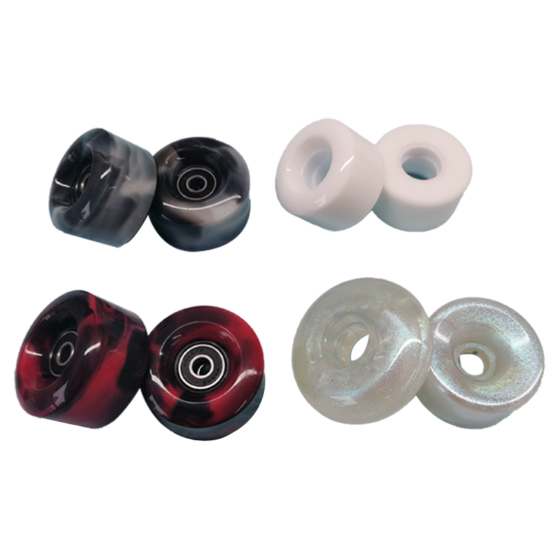 58 mm * 32mm 85A Quad Roller Skate kola inline kolečko Swirl mix barevný kolo